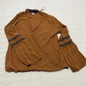 Blue Rain Women's Boho Top Size S